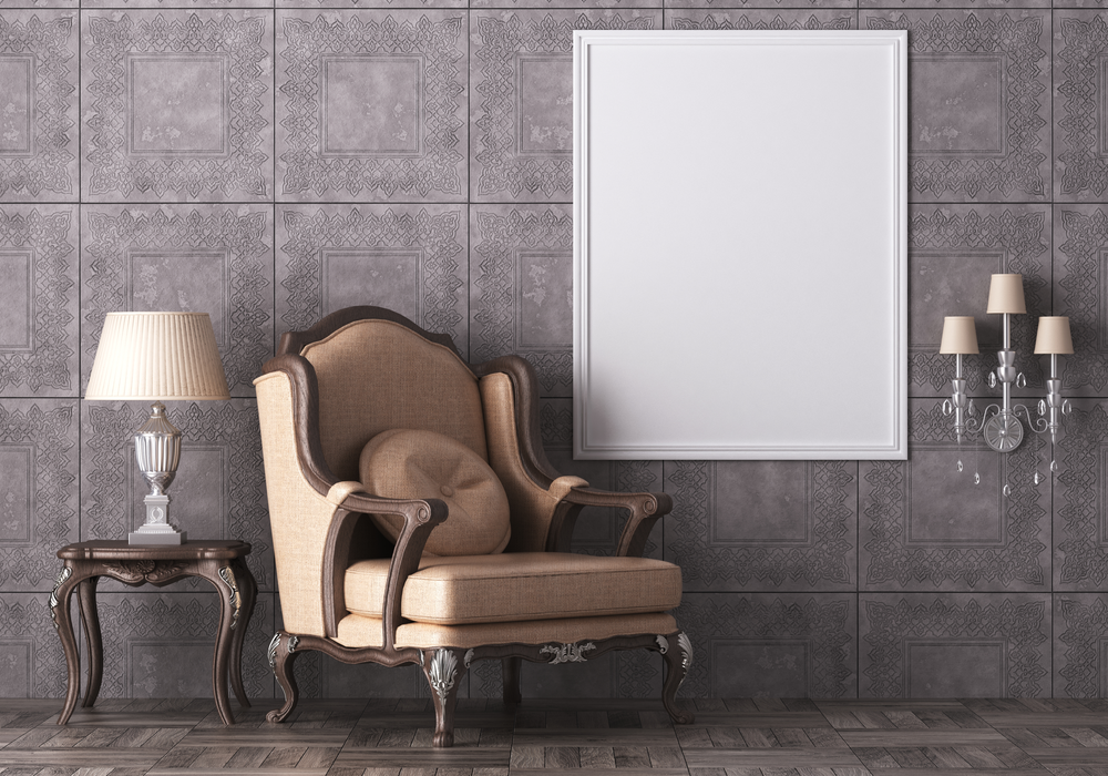 Caravan interior Fabric Wall Panelling